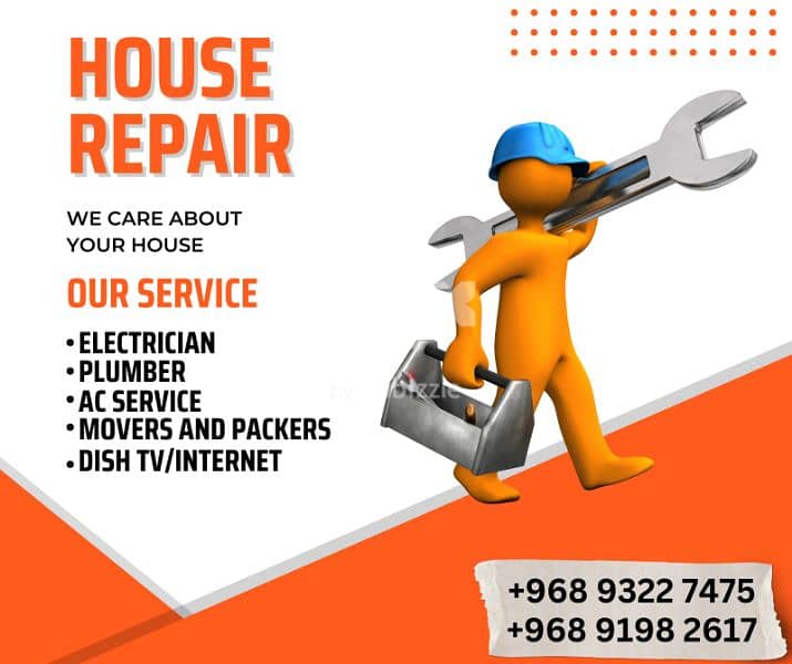 we are professional in electrician, plumbing  and ac service 2