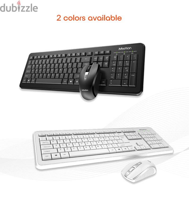 Meetion wireless keyboard & mouse combo c4120 (Box Packed) 2