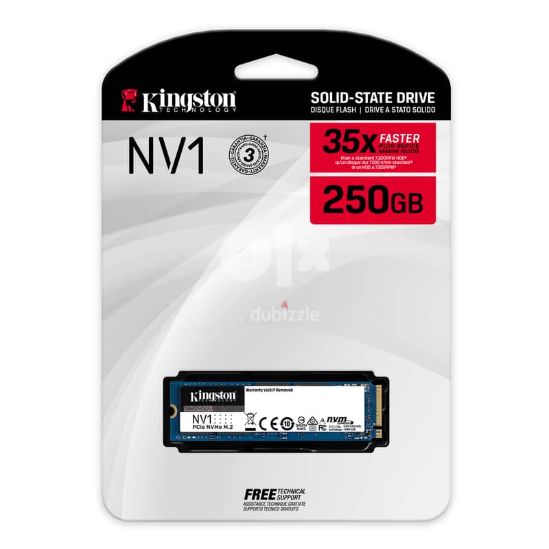 Kingston NV1 Nvme SSD 250GB (New-Stock!) 1