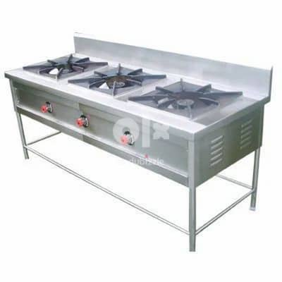 we are  manufacturing heavy duty gas stove. Delivery available