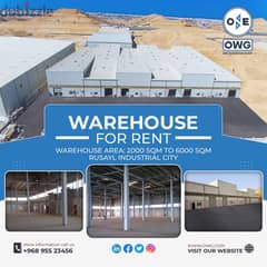 Warehouse for rent in Misfah, Ghala and Rusayl!