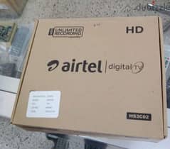 new airtel setup box with 6month tamil Malayalam telgu 0