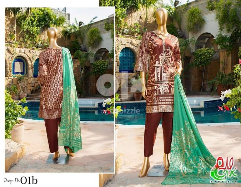 Pakistani summer lawn dress 1
