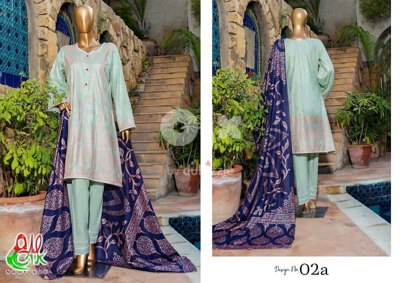 Pakistani summer lawn dress 4
