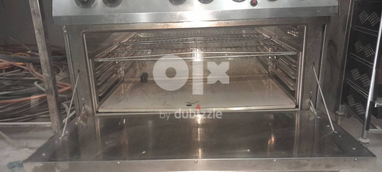 6 burner stove and big size oven for smart kitchen (For Restaurant) 1