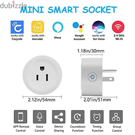 Mini smart socket 1 pack (New-Stock!) 1