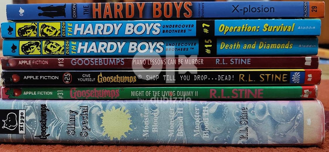 OMR 1 Each for Hardy Boys and Goosebumps Books 1