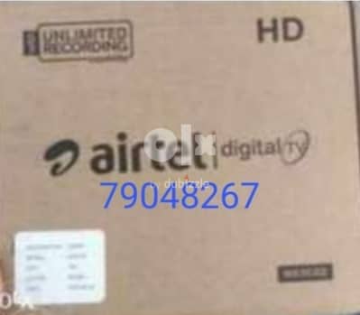 New Airtel HD receiver With six months malayalam Tamil