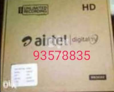 New Airtel Digital HD receiver With six months malayalam Tamil