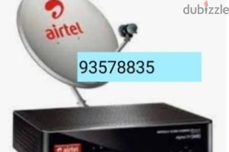 Airtel new Full HD receiver With six months malayalam Tamil Telugu