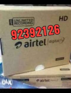 Airtel new Full HDD receiver with 6months south malyalam tamil 0