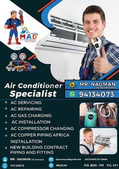 Muscat Oman Air conditioner cleaning repair services