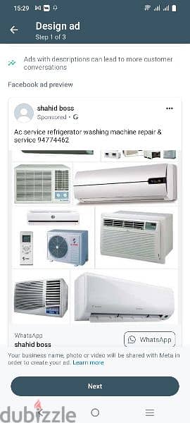 Ac service refrigerator repair and automatic washing machine repairing 1