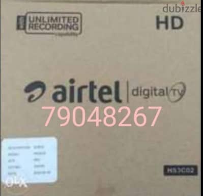 New Airtel Digital HD receiver With six months malayalam Tamil