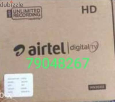 New Airtel Digital HD receiver With six months malayalam Tamil