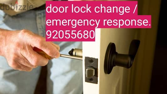 lock door open/door repair/Carpenter/furniture repair/electricity work