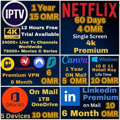 IP-TV Premium Services 4k & 8k Movies