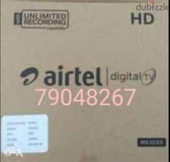 New Airtel Digital HD Receiver with 6months malyalam tamil