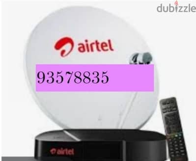 Airtel new Digital HD Receiver with 6months malyalam tamil telgu