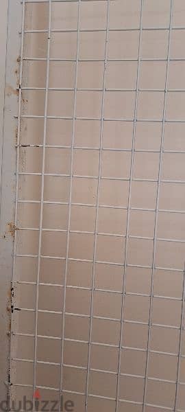 Metal door with frame, Wire mesh with frame 4