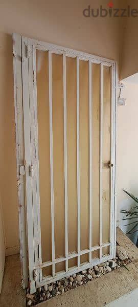 Metal door with frame, Wire mesh with frame 6