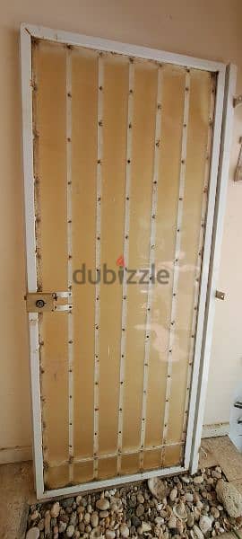 Metal door with frame, Wire mesh with frame 8