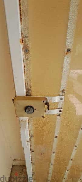 Metal door with frame, Wire mesh with frame 2