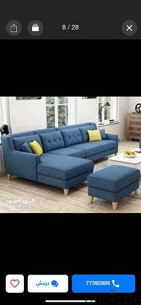 New sofa set all size and colors available make to order shop in seeb 2