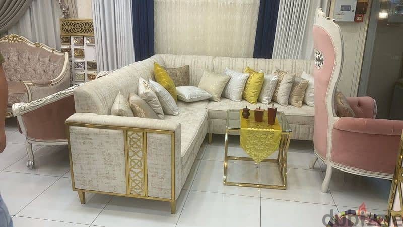 New sofa set all size and colors available make to order shop in seeb 5