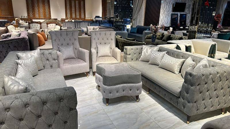 New sofa set all size and colors available make to order shop in seeb 6