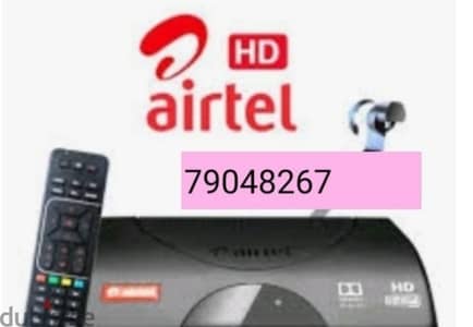 New Airtel Digital HD Receiver with 6months malyalam tamil