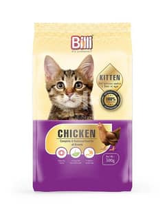 billi brand kitten, chicken flavour food available  watsapp 9526803 0