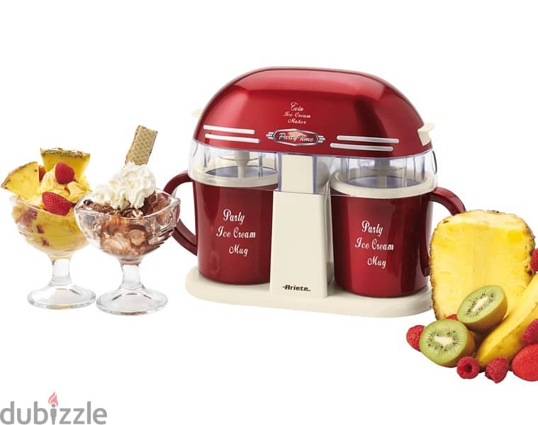 Urgent sale Ariete Twin Ice Cream Maker unused new 7