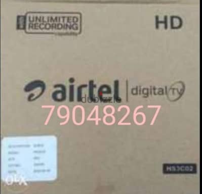 Airtel new Full HD receiver With six months malayalam Tamil