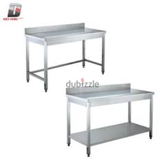steel fabrication sink and table. high quality for kitchen 0
