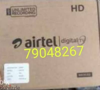 Airtel new Full HD receiver With six months malayalam Tamil