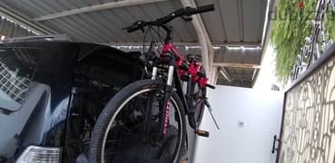Bike carrying shelf fit with any car backحامل دراجات