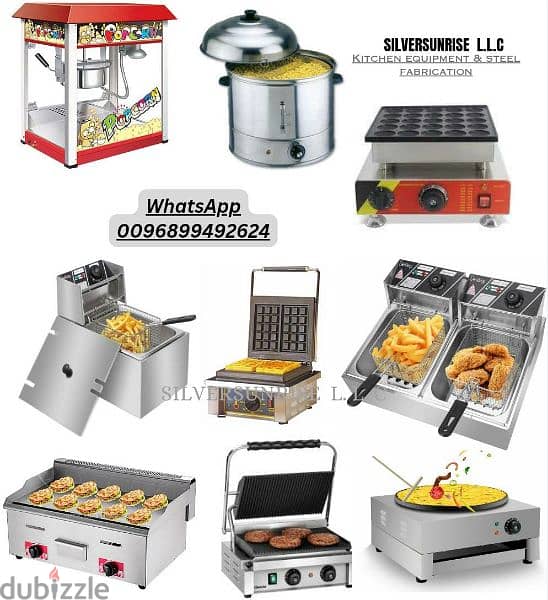 Resturant and coffee shop equipments 0