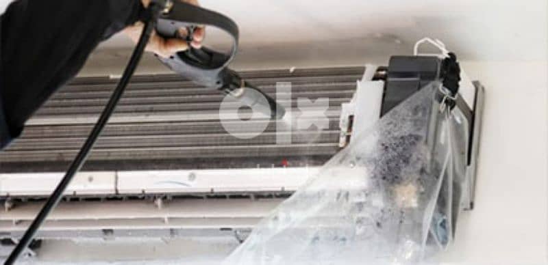 AC cleaning AC maintenance water drops Ac gas charge split window 4