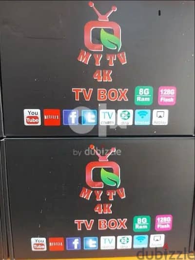 Black model Android Box All Country Channel Working Year Subscription