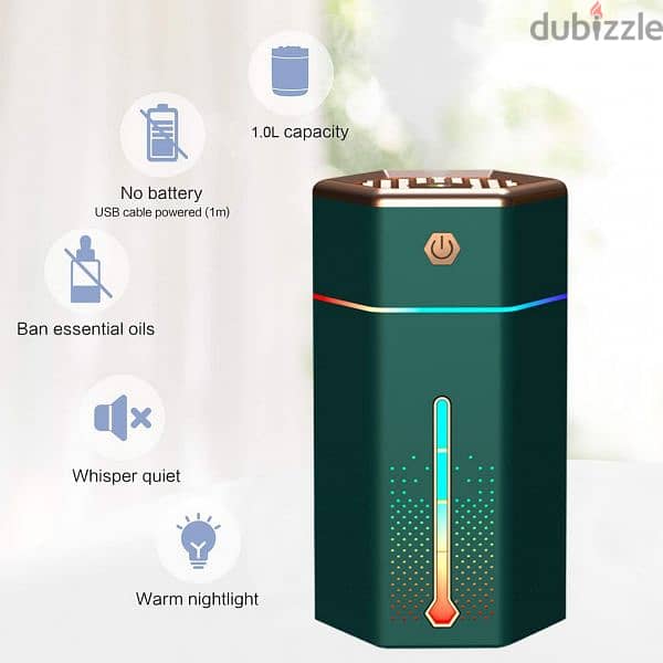 Humidifier device for home and office use 3
