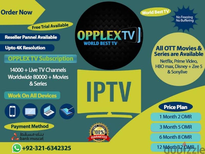 IP-TV 12 Month Subscription Available 2