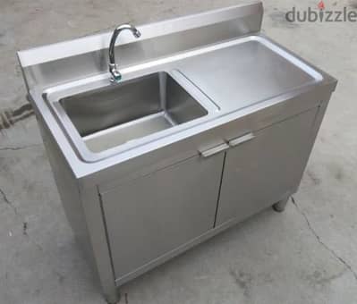 high quality steel sink and tables