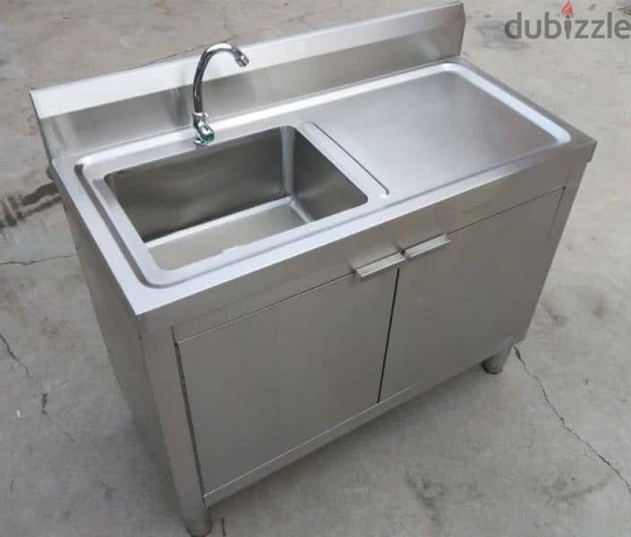 high quality steel sink and tables 0