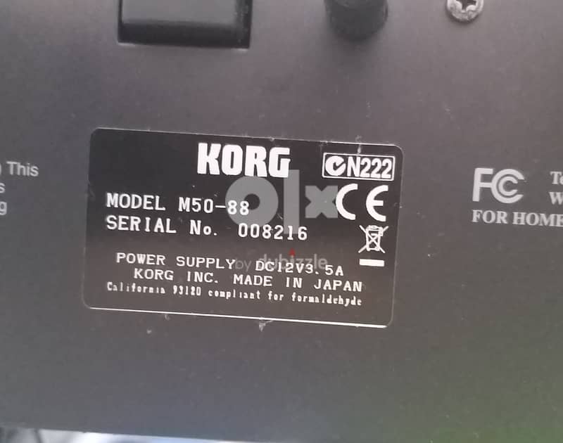 Music Workstation Korg M50 -88 6