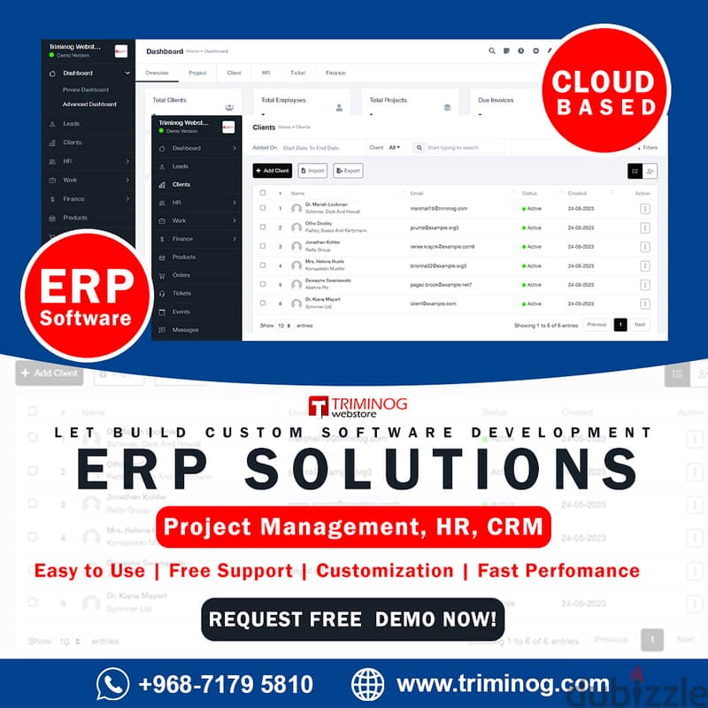 Project Management Software for Any Business | ERP | CRM | HRM 0