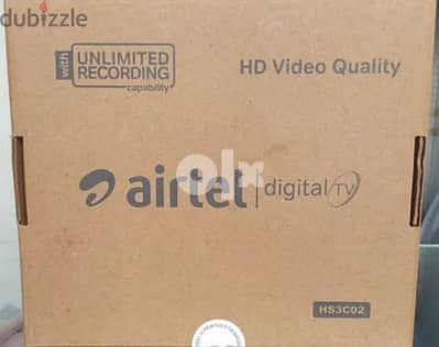 New Airtel Digital HD Receiver with 6months malyalam tamil