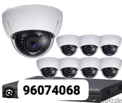 New CCTV security system camera fixing Hikvision and dava HD camera IP
