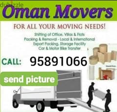 all Oman movers and Packers House villa office store shifting 0