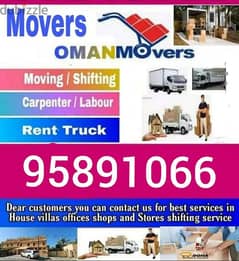 Best movers and Packers all Oman House shifting Villa shiftinq 0